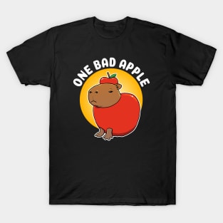 One bad apple Capybara cartoon T-Shirt